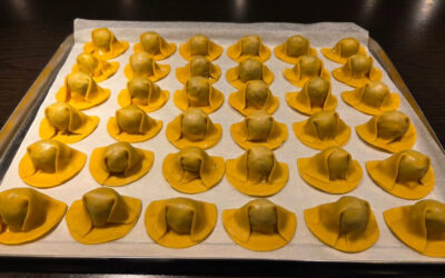 トランペットとフォアグラのラビオリ